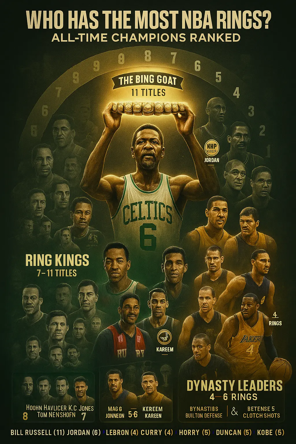 who has most rings in nba games